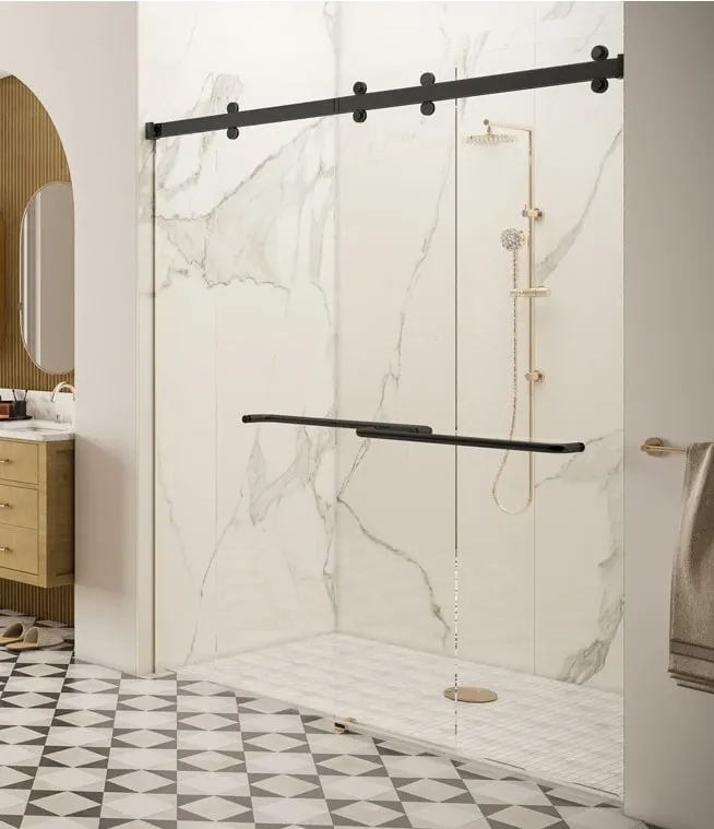 Marble Sliding Enclosure